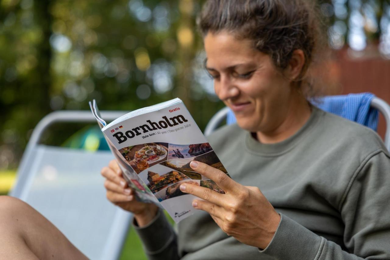 Nordskoven Strand Camping Rønne Buitenkant foto